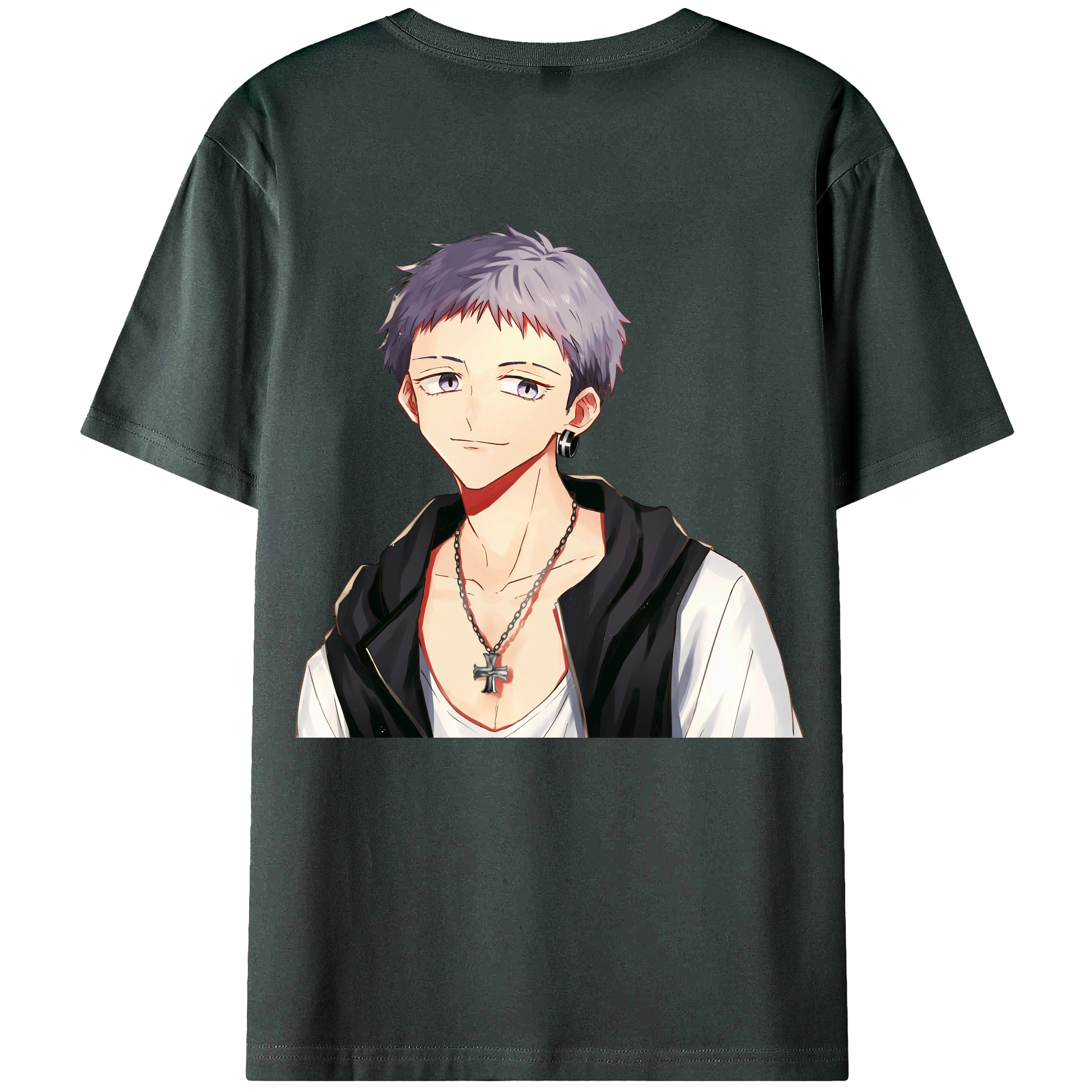 （画像用） 東京リベンジャーズ Tokyo Revengers 綿100％ メンズ半袖Tシャツ（バックプリント） 通気性